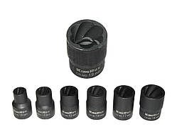 Популярний! Головка для пошкоджених гайок 19мм 1/2" KingRoy 31949-19 - Краща якість тільки на Nukleon.com.ua