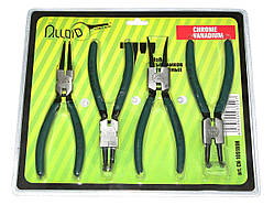 Популярний! Набір знімачів стопорних кілець 7" (180мм). 4 предм. ALLOID 109180 - Краща якість тільки на Nukleon.com.ua