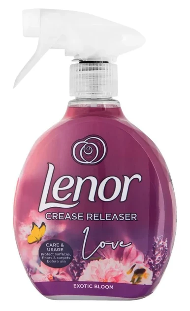 Спрей для разглаживания складок на одежде Lenor Crease Releaser Exotic Bloom 500мл.