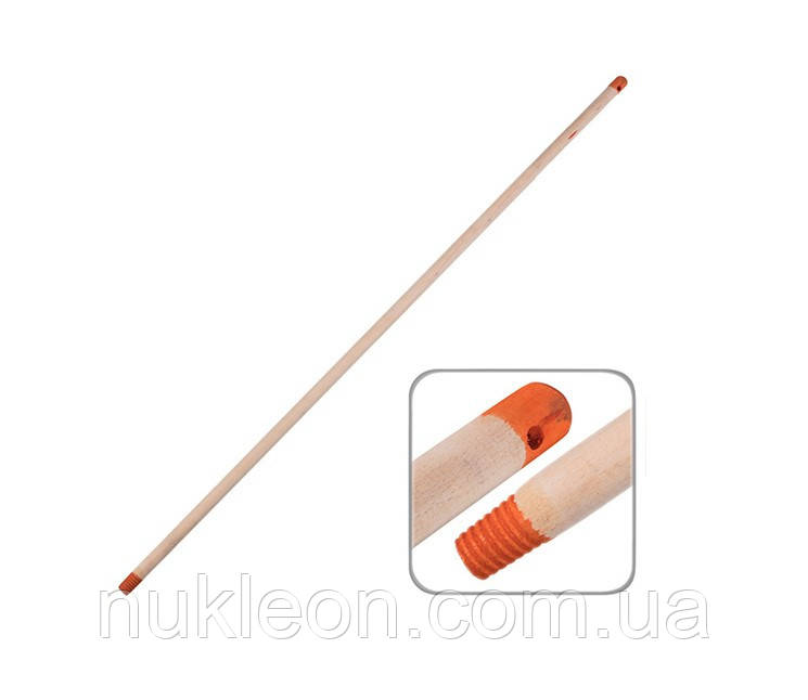Популярний! Ручка для швабри дерев&apos;яна 120см. - Краща якість тільки на Nukleon.com.ua, фото 1
