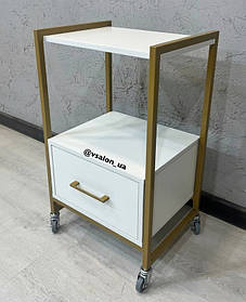 Візок косметологічний з бортиками V713