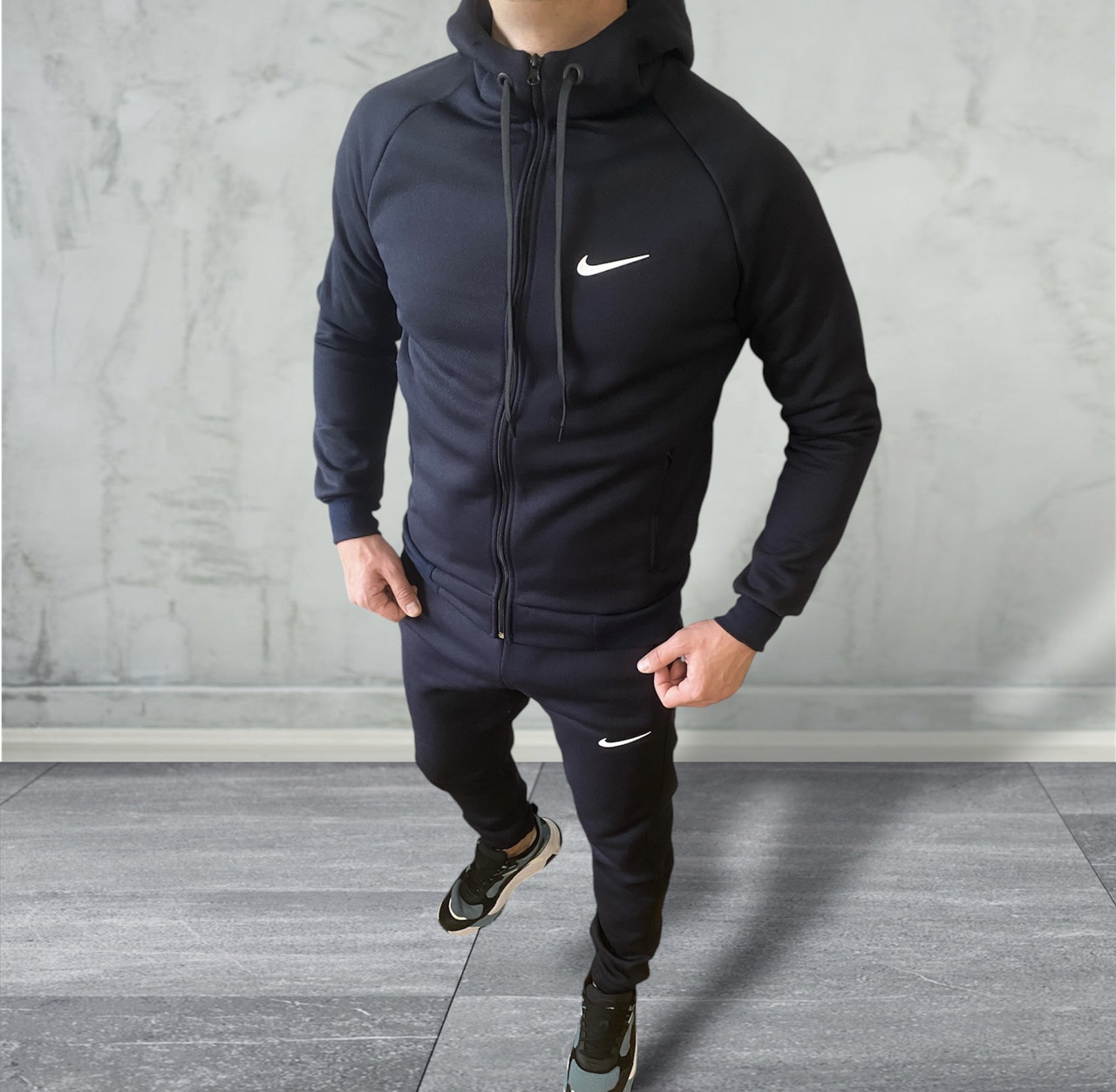 Теплий чоловічий спортивний костюм Nike Dry-Fit