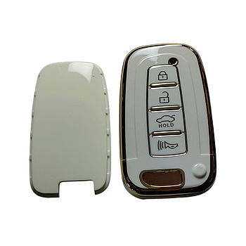 Чохол для ключа Hyundai білий