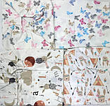 Простирадло на резинці з фланелі / байки для дитячого ліжечка, фото 3