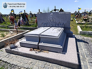 Подвійний пам'ятник з граніту № 1837
