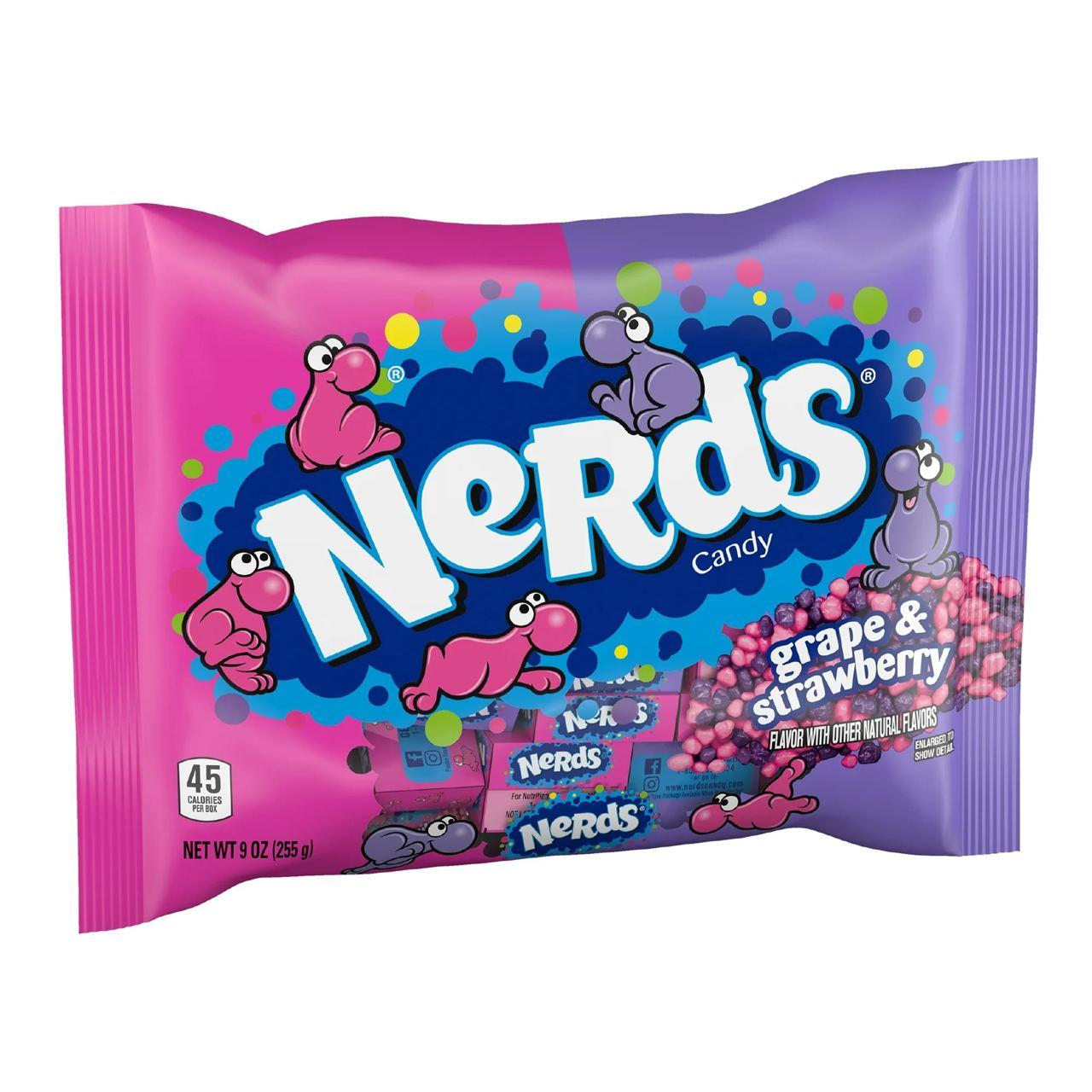 Драже Nerds Grape and Strawberry Candy Variety Bag 255g