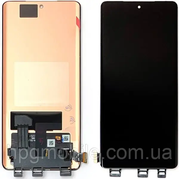 Дисплей для OnePlus 12R / Ace 3 AMOLED модуль (екран та сенсор) оригінал, Чорний, фото 1