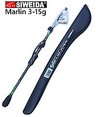 Спінінг телескоп 2.05 м 3-15г Marlin Travel Siweida