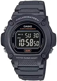 Водонепроникний спортивний електронний годинник Casio W-219H-8B
