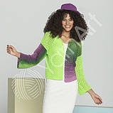 YarnArt FLOWERS (Фловерс) № 299 (Пряжа бавовна з акрилом, нитки для в'язання), фото 5