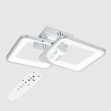 Стельова LED люстра, світлодіодний світильник Sunlight W8036/2 CR, фото 1