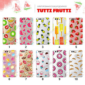 Ультратонкий прозорий чохол з малюнком для Huawei P9 Dual Sim (80 дизайнів)