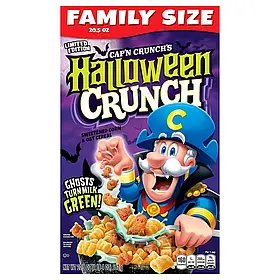 Сухий сніданок Cap'n Crunch's Halloween Crunch Family Size Cereal 582г (Бажано вжити до 07.04.2024р.)