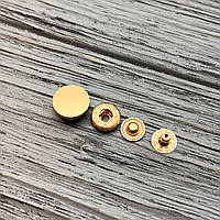 Кнопка Таблетка 15 мм Голден Сатін (500 шт)