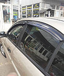 Вітровики, дефлектори вікон Hyundai Accent/Kia Rio 2005-2010 (Kyoung Dong/Корея), фото 6