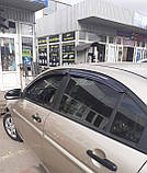 Вітровики, дефлектори вікон Hyundai Accent/Kia Rio 2005-2010 (Kyoung Dong/Корея), фото 9