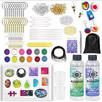 Базовий набір для виготовлення прикрас з епоксидної смоли 288 предметів для початківців