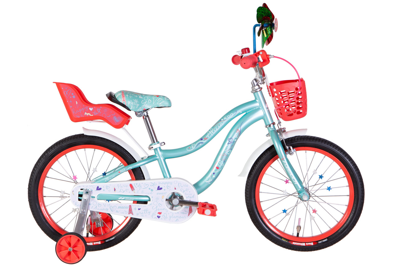 Дитячий велосипед 18" Formula ST ALICIA BH на зріст 105-115 см бірюзовий