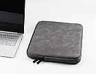 Чохол для ноутбука рожевий шкірзам 14.1" жіночий рожевий чохол під ноутбук 14 дюймів, фото 7