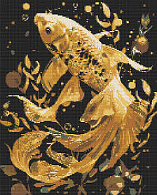 Алмазна мозаїка/вишивка Золота рибка 40*50 см Орігамі OD 9670