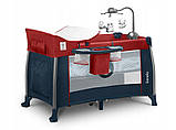 Ліжечко-манеж Lionelo Thomi Red Burgundy Blue, фото 6