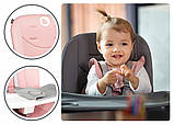 Стільчик для годування Lionelo Mona Bubblegum, фото 7