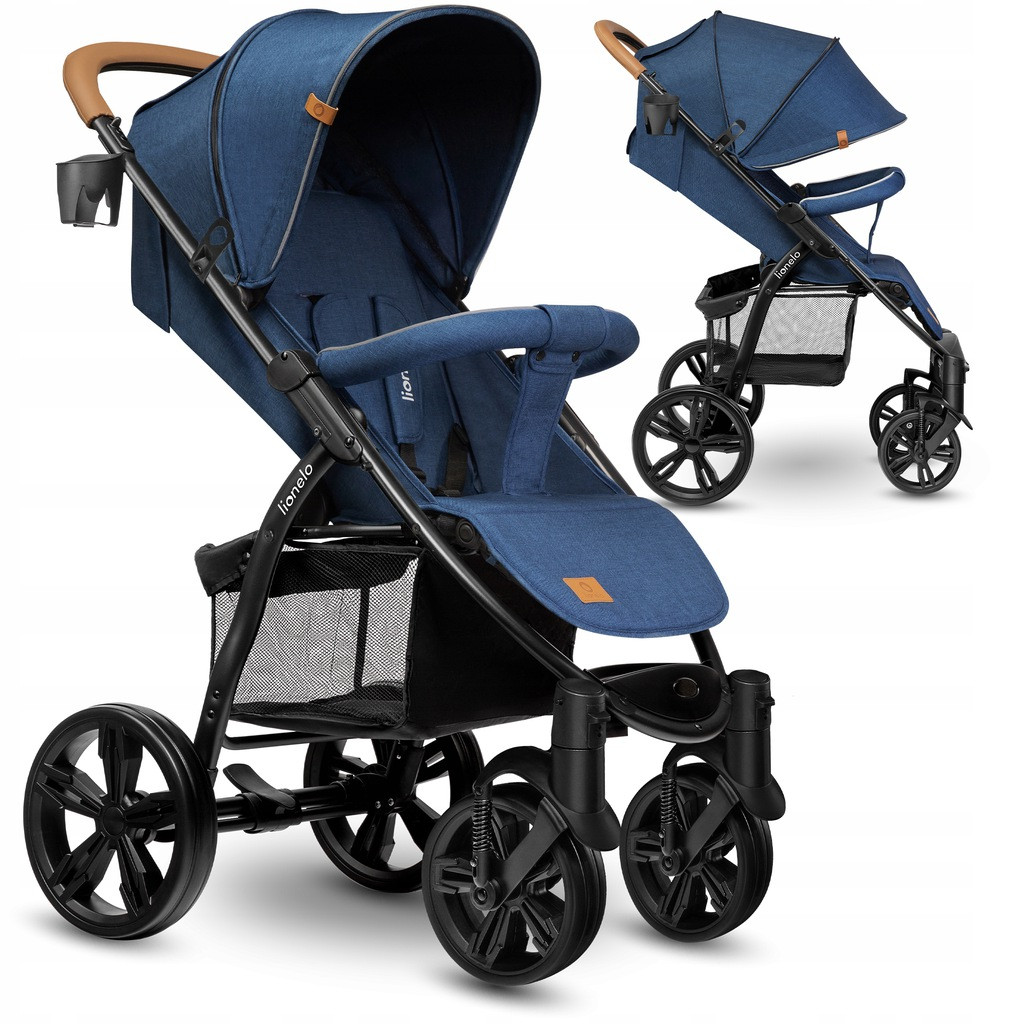 Прогулянкова коляска Lionelo ANNET Plus BLUE DENIM, фото 1