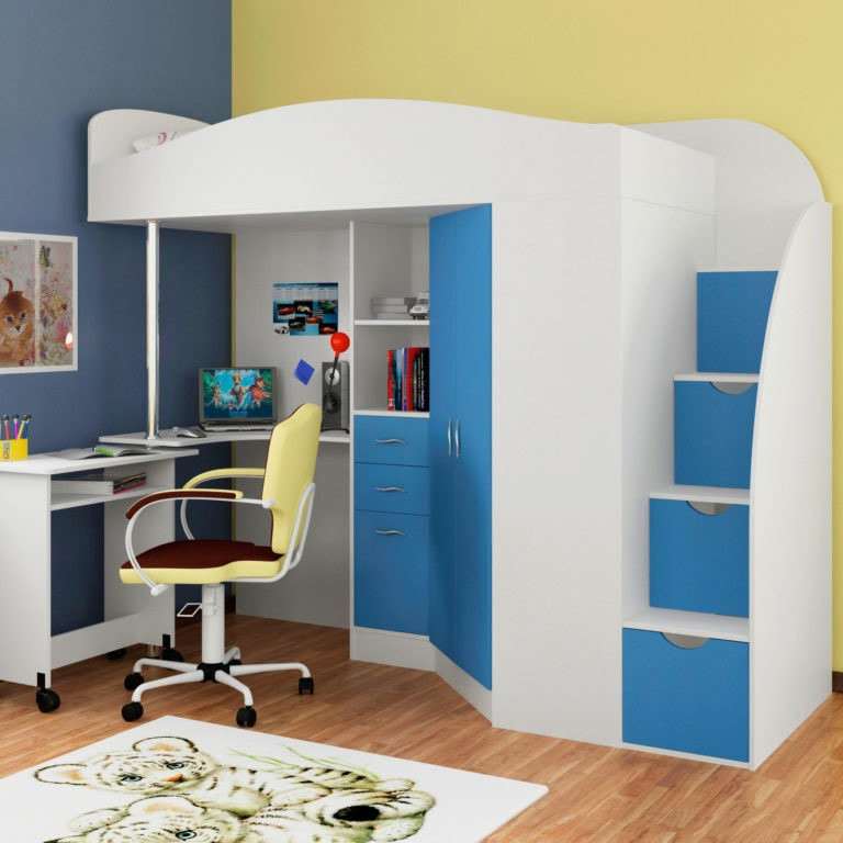 Дитяче ліжко горище ДМ 37 а, фото 1