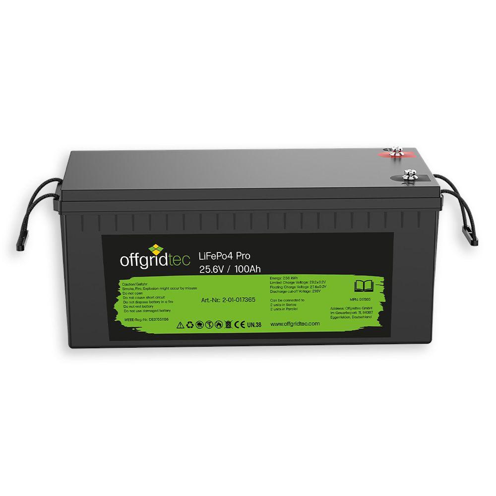 Акумулятор Offgridtec LiFePO4 25,6V 100Ah (100А) BMS 2560Wh (Німеччина), фото 1
