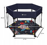Манеж Lionelo Roel BLUE NAVY, фото 3