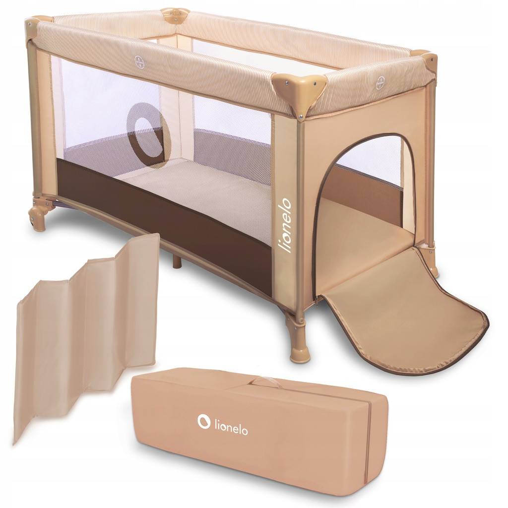 Манеж Lionelo Stefi BEIGE CHOCOLATE