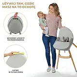 Стільчик для годування KinderKraft Fini 2 Grey, фото 4