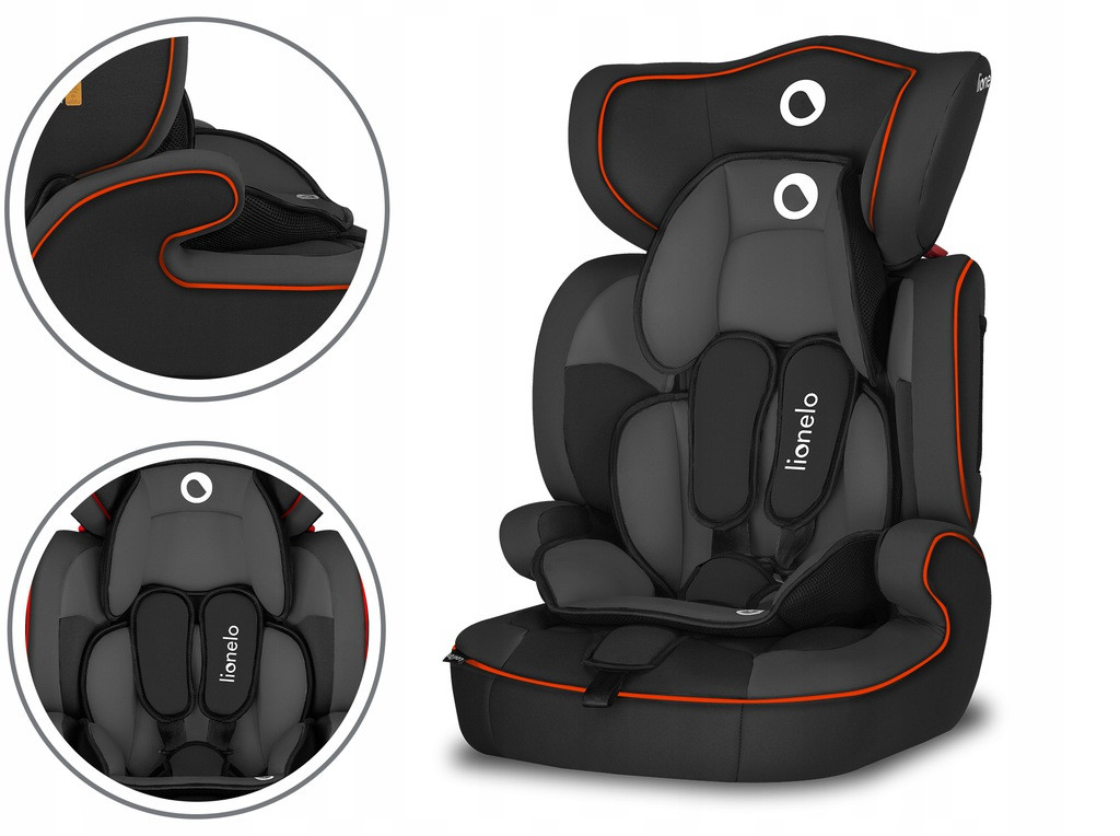 Автокрісло Lionelo Levi One 9-36 кг Sporty Black, фото 1