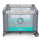 Манеж Lionelo Sofie Turquoise Scandi, фото 3