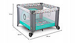 Манеж Lionelo Sofie Turquoise Scandi, фото 4