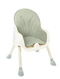 Стільчик для годування 3в1 Kruzzel 12059 Lite Green, фото 9