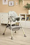 Стільчик для годування 2в1 Caretero Bill Grey, фото 10