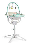 Стільчик шезлонг-гойдалка 3в1 Caretero Kivi Blue, фото 4