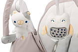Крісло-гойдалка + стільчик для годування Caretero INDIGO Beige, фото 8