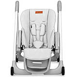 Стільчик для годування MoMi LUXURIA Light Grey, фото 4