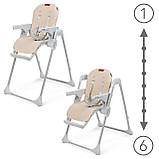 Стільчик для годування Kidwell BENO Beige, фото 8