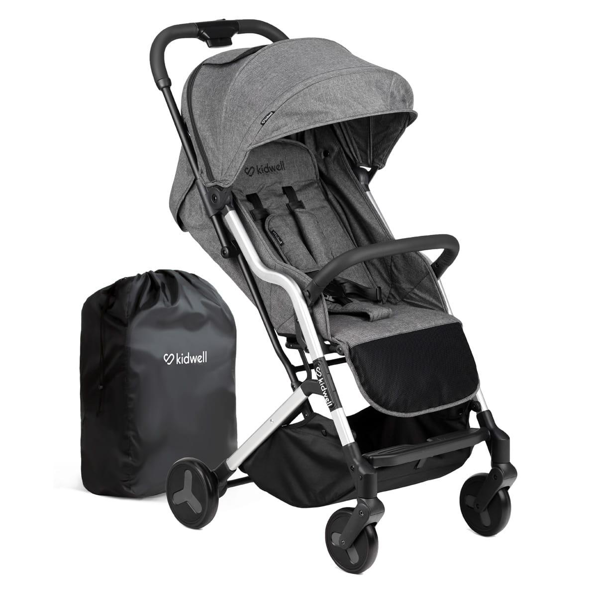 Прогулянкова коляска Kidwell Mavero Silver/Black, фото 1