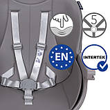 Стільчик для годування 4в1 Kidwell EATAN Grey, фото 8