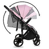 Прогулянкова коляска Kidwell CARELL Pink, фото 4