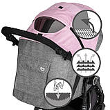 Прогулянкова коляска Kidwell CARELL Pink, фото 8