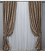 Комплект штор (2шт. 1,5х2,7м.) жакард, колекція "Ліон". Колір какао Код 610ш 30-373, фото 2