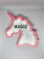 Популярний! Нічник світильник Єдиноріг з літерами 142шт Light up message board - Краща якість тільки на Nukleon.com.ua