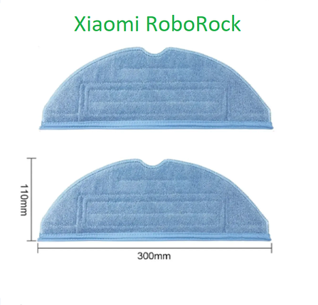 Комплект серветок для робот-пилососа Xiaomi RoboRock S7 S7 T7 Plus T7Plus (VibraRise) 2 шт, фото 1