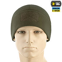 Шапка Watch Cap Elite фліс (320г/м2) з липучкою Dark Olive, фото 4