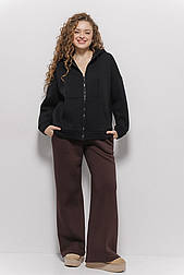 Жіноче утеплене зіп-худі